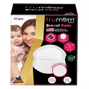 Trumom (USA) Premium Super Saugfähige Antibakteriell Einweg Still Einlagen -30 - Bild 1 von 5