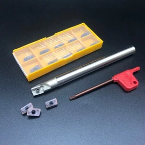 Soporte de fresa de extremo indexable BAP300R C12-12 × 130-1T + insertos de carburo APMT1135PDER-M2 - Imagen 1 de 7