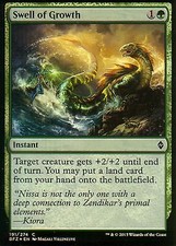 Swell of growth Foil | NM | Battle for Zendikar | Magic MTG
