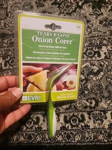EVRI -Tears B Gone Onion Corer- *Core & Cut Onions with No Tears NUEVO B-1 - Imagen 1 de 2