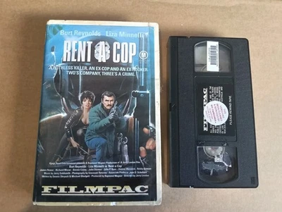 Rent A Cop - Ex Rental VHS Big Box Video Tape Burt Reynolds AUS PAL  - Image 1 of 2
