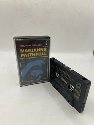 MARIANNE FAITHFUL BROKEN ENGLISH Cassette Tape Australian Issue Island Foto 1 de 4
