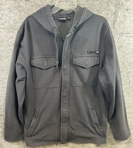 Vans Mens XL Hoodie Sweater Zip Button Front Grunge Skater Style - Picture 1 of 11