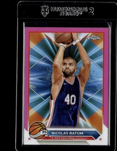 2023-24 Topps Chrome Pink Refractors #113 Nicolas Batum - Picture 1 of 2