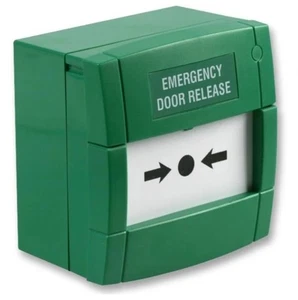 KAC M3A-G000SG Green Break Glass Single Pole Manual Call Point (52) - Picture 1 of 4