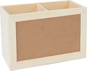 VBS Caja de Utensilios Soporte para Lápices 16cmx11cmx8cm Madera Oficina Escritorio Caja - Imagen 1 de 10