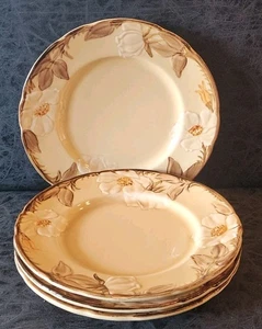 Juego de 4 Platos de Ensalada FRANCISCAN USA CAFÉ ROYAL 8" / Variación Rosa del Desierto Usado en Excelente Condición - Imagen 1 de 7