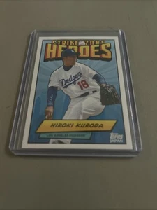 HIROKI KURODA 2024 Topps Japan Edition Strike Zone Heroes SZH-10 - Picture 1 of 2
