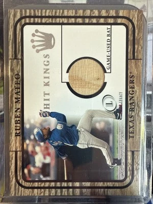 Fleer Legacy 2001 - Hit Kings murciélagos usados en juegos Rubén Mateo (MEM) Foto 1 de 2