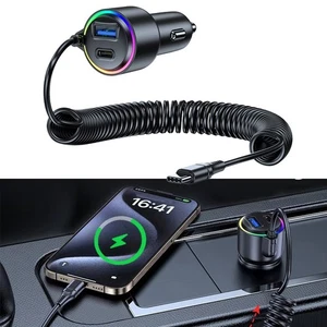 Efficient 75W USB C Car Charger Supports Multiple Fast Charging Standards - Picture 1 of 12