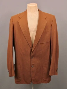 Blazer/chaqueta de lana marrón de colección años 50 para hombre talla M años 50 - Imagen 1 de 7