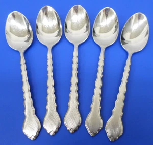 5 - Oneida Community CELLO Burnished Handle Stainless Flatware 6" TEASPOONS - Picture 1 of 7
