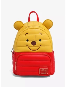 Mini zaino personaggio Loungefly Disney Winnie the Pooh Puffer Pooh Bear nuovo - Foto 1 di 5