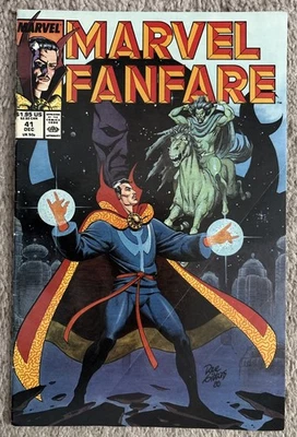 Marvel Fanfare #41 (1988) Comic Book, Doctor Strange, Nightmare, Copper Age, FN- - Image 1 of 2