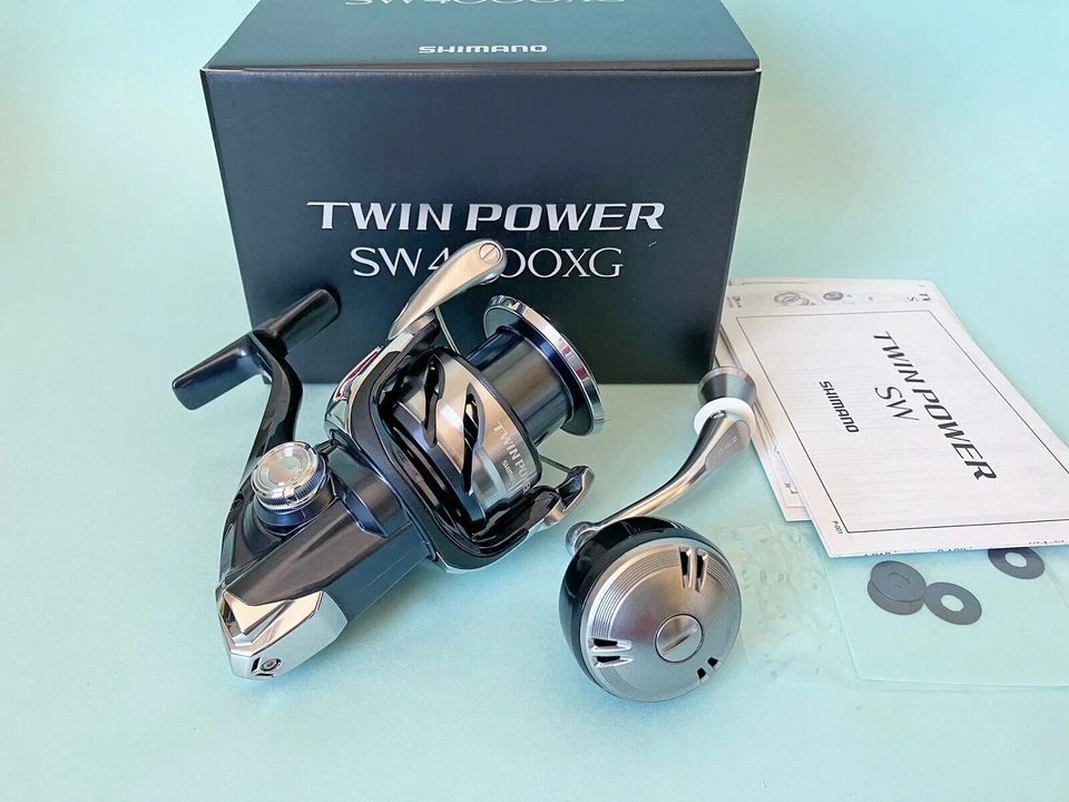 Mulinello da spinning Shimano 21 Twin Power SW varie dimensioni nuovo in scatola - Immagine 1 di 2