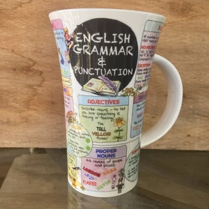 Dunoon Glencoe großer großer Becher ENGLISCHE GRAMMATIK INTERPUNKTION 17,5 flüssige Unzen - Bild 1 von 10