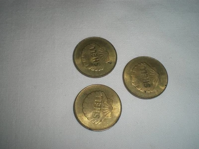 Sammlerstücke! 3 Stück Shell Münzen Apollo von 1968 "De Havilland Comet 1952" - Bild 1 von 2