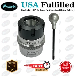 Assorts ER-32 Collet Chuck Adapter 1-1/8" X 12 UNF - Precision Machining Tool - Picture 1 of 9