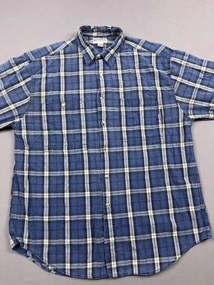 VTG Reunion Menswear Blue Multicolor Plaid Long Sleeve Button Down Shirt Size M - Image 1 of 4