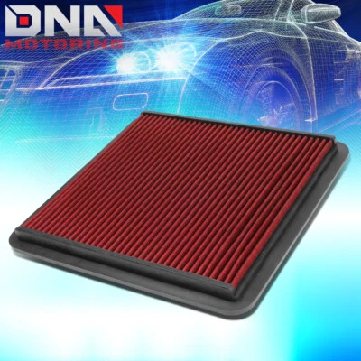FOR 2008-2017 TOYOTA LAND CRUISER 5.7L RED PANEL DROP-IN HIGH FLOW AIR FILTER - Image 1 of 4