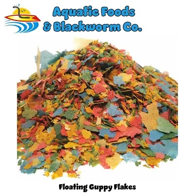 AQUATIC FOODS 3/8 LB Guppy Small Flakes