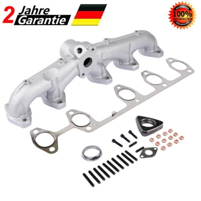 Abgaskrümmer für VW T5 Touareg 2.5TDI BNZ BPC BPE BPD 070253031F mit Dichtung - Bild 1 von 4
