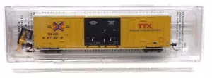 N Scale Micro Trains 12300021 TTX TBOX 667028 60' Double Door High-Cube Boxcar - Picture 1 of 5