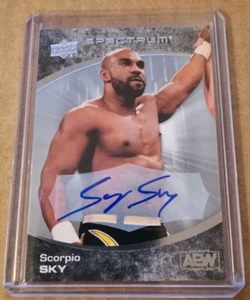 Scorpio Sky - 2021 Upper Deck AEW Spectrum Auto - #74 Signed - Bild 1 von 3