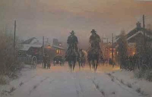 When lonesome Sets In By G Harvey - Signed & Number Ltd ED Print $629. cad - Picture 1 of 8