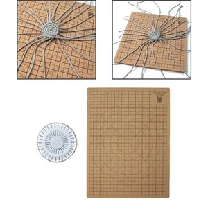 Plaque de tressage en macramé, pour bricolage, tricot, fabrication de bijoux - Foto 1 di 7