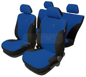 Sitzbezüge blau/schwarz DYN VW GOLF 2