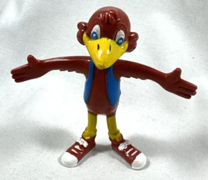 RED ROBIN RESTAURANT MASCOT BENDABLE FIGURE BIRD BLUE VEST RED - Imagen 1 de 11