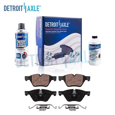 Front Ceramic Brake Pad + Hardware for 2012 2013 2014-2016 BMW 528I 528I Xdrive - Image 1 of 4