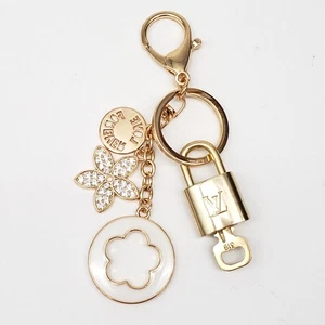 Authentic Louis Vuitton Lock & Key with unbranded Bagcharm, Keycharm, Keychain - Picture 1 of 8
