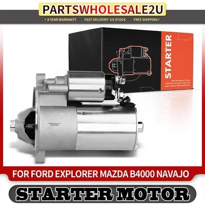 Starter Motor for Ford Explorer Sport Trac Ranger Mustang Mazda 1.4kW 12V CW 10T - Image 1 of 4