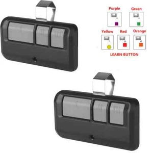 2Pcs Remote For 893MAX 3 Button Liftmaster Visor Control Garage Door Opener - Picture 1 of 7
