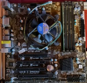 AsRock Q77M-V PRO mATX LGA 1155 2a/3a generazione Intel core i5-3470T 4 GB - Foto 1 di 1