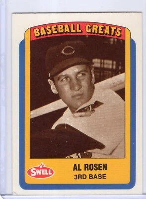 1990 CMC BASEBALL CARD # 39 - AL ROSEN - CLEVELAND INDIANS - Image 1 of 2