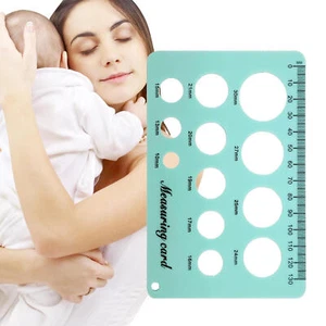 Breast Pump Flange Sizing Tool Nipple Ruler Nipple Measuring Tool Circle Ruler - Picture 1 of 12