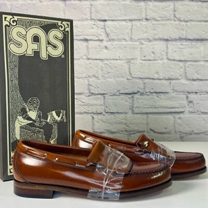 SAS Kiltie Tassel London hellbraun Größe 11,5 W neu im Karton - Bild 1 von 7