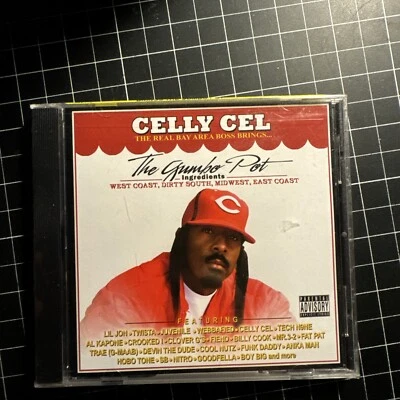 Компакт-диск CELLY CEL - The Gumbo Pot Rap - Crooked I Tech N9ne Mr 3-2 Juvenile Hobo Tone - Изображение 1 из 2