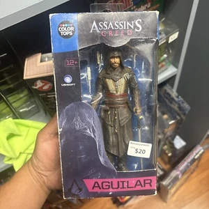 Assassin's Creed Movie AGUILAR 7" Figure McFarlane Color Tops Blue Wave #12-New - Picture 1 of 7