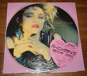 MADONNA THE FIRST ALBUM ORIGINAL JAPAN JAPANESE PICTURE DISC LP 1987 NEAR MINT - Picture 1 of 3