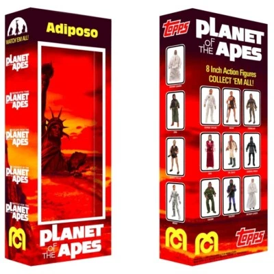 "Mego Planet of the Apes Adiposo caja personalizada para figura de acción POTA 8""" Foto 1 de 2