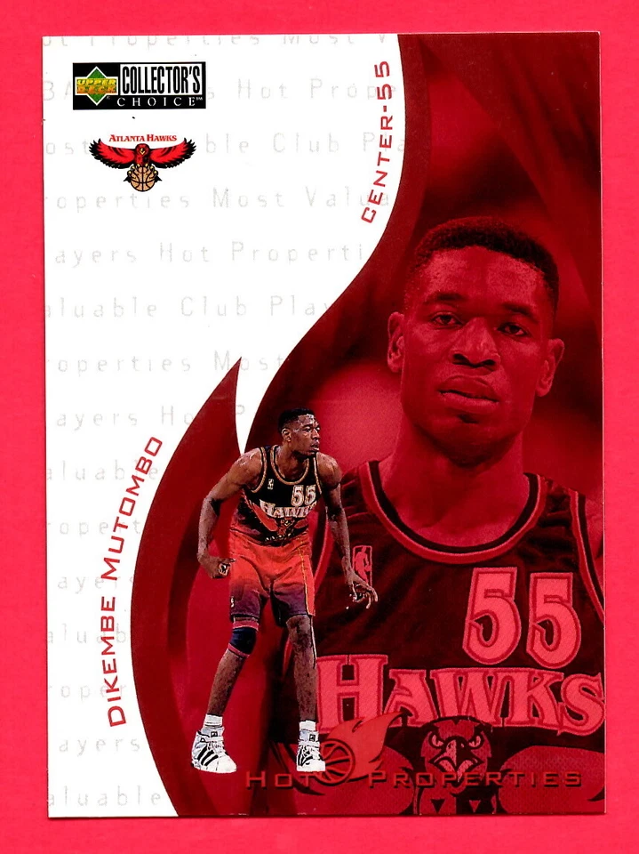 Dikembe Mutombo Insert 1997-98 Collector's Choice Hot Properties #356 Card - Image 1 of 1