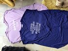 Two Ladies Nightshirts Uk Size 22/24 By Primark 1 Navy 1 Blush. With Mottos 
