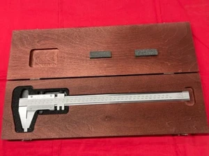 Starrett 123MZ-300 Master Vernier Caliper, Steel 0-300mm (0-12") IN STOCK - Picture 1 of 9