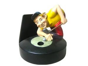 Vintage hand made and painted golfer figurine / bookend - Picture 1 of 7