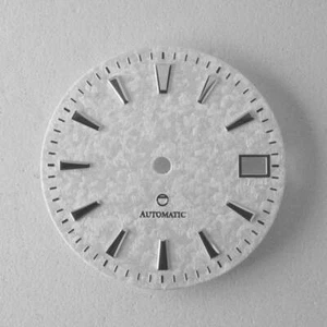 Seiko NH35 28.5mm White Snowflake Dial w/ Date Polished Indices Grand Mod Part