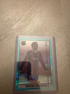 2020-21 Topps Merlino Cromo UEFA Antoine Griezmann Aqua Prism #13 FC Barcelona - Foto 1 di 1